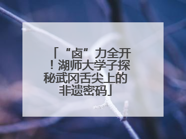 “卤”力全开！湖师大学子探秘武冈舌尖上的非遗密码