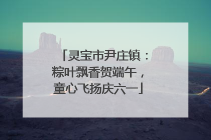 灵宝市尹庄镇：粽叶飘香贺端午，童心飞扬庆六一