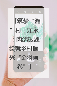 筑梦“湘”村｜江永：肉鸽振翅绘就乡村振兴“金羽画卷”