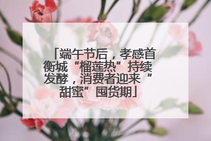 端午节后，孝感首衡城“榴莲热”持续发酵，消费者迎来“甜蜜”囤货期
