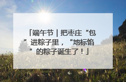 端午节｜把枣庄“包”进粽子里，“地标馅”的粽子诞生了！