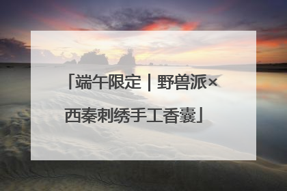 端午限定｜野兽派×西秦刺绣手工香囊