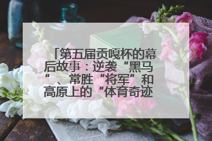 第五届贡嘎杯的幕后故事：逆袭“黑马”、常胜“将军”和高原上的“体育奇迹”丨微纪录
