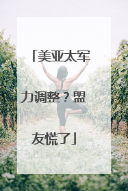 美亚太军力调整？盟友慌了