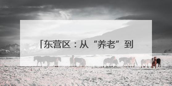 东营区：从“养老”到“享老”的温暖蝶变