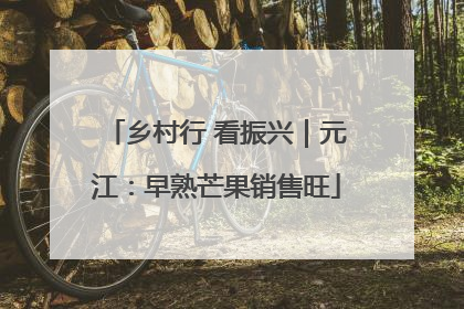 乡村行 看振兴｜元江：早熟芒果销售旺