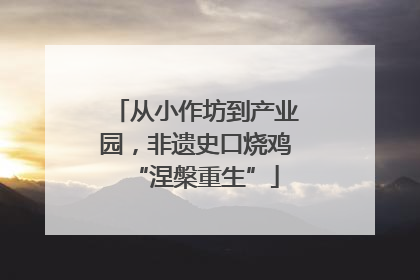 从小作坊到产业园，非遗史口烧鸡“涅槃重生”