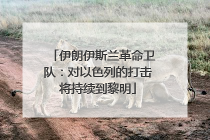 伊朗伊斯兰革命卫队：对以色列的打击将持续到黎明