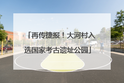 再传捷报！大河村入选国家考古遗址公园