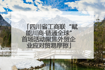 四川省工商联“赋能川商·链通全球”首场活动聚焦外贸企业应对贸易摩擦