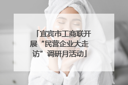 宜宾市工商联开展“民营企业大走访”调研月活动