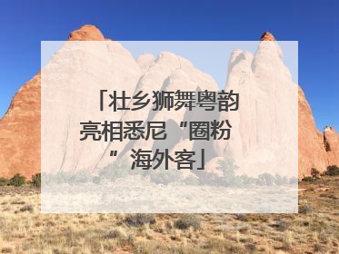 壮乡狮舞粤韵亮相悉尼“圈粉”海外客