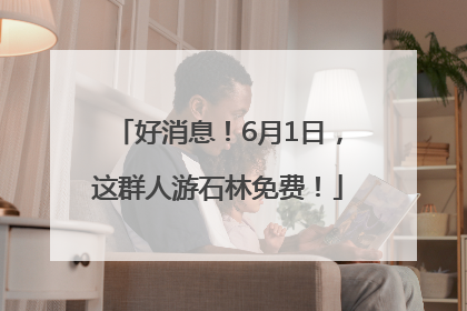 好消息！6月1日，这群人游石林免费！