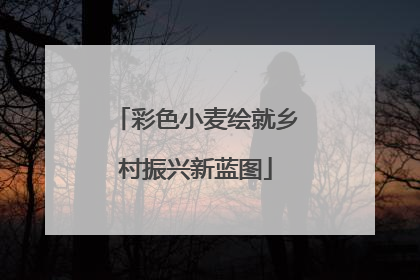 彩色小麦绘就乡村振兴新蓝图