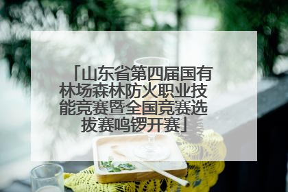 山东省第四届国有林场森林防火职业技能竞赛暨全国竞赛选拔赛鸣锣开赛
