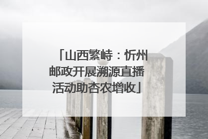 山西繁峙：忻州邮政开展溯源直播活动助杏农增收