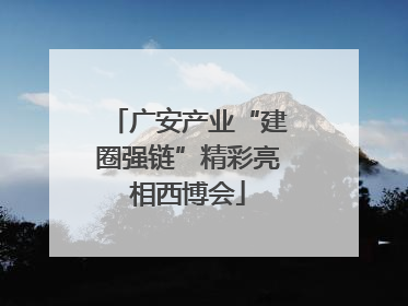 广安产业“建圈强链”精彩亮相西博会