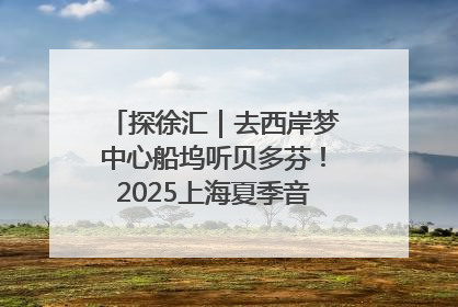 探徐汇｜去西岸梦中心船坞听贝多芬！2025上海夏季音乐节公布节目阵容