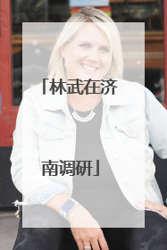 林武在济南调研