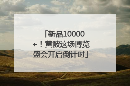 新品10000+！黄陂这场博览盛会开启倒计时