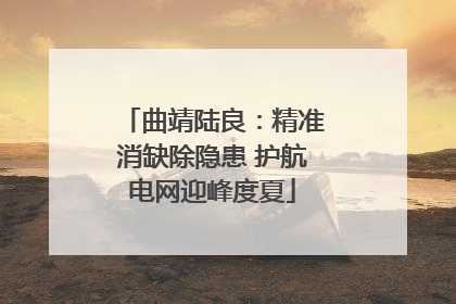 曲靖陆良：精准消缺除隐患 护航电网迎峰度夏