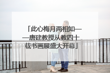 此心梅月两相知——唐建教授从教四十载书画展盛大开幕