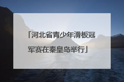 河北省青少年滑板冠军赛在秦皇岛举行