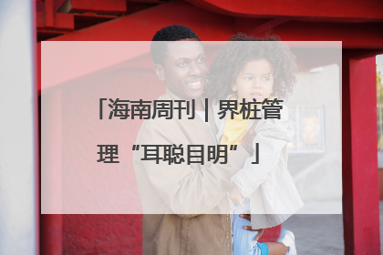 海南周刊｜界桩管理“耳聪目明”