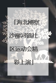 海北刚察沙柳河镇社区运动会精彩上演