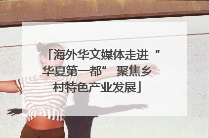 海外华文媒体走进“华夏第一都” 聚焦乡村特色产业发展