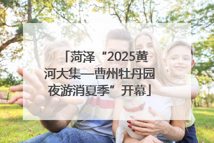 菏泽“2025黄河大集—曹州牡丹园夜游消夏季”开幕