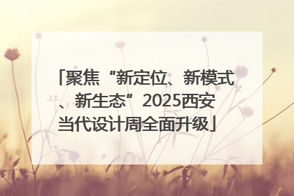 聚焦“新定位、新模式、新生态”2025西安当代设计周全面升级