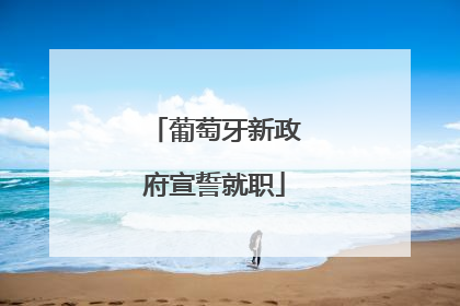 葡萄牙新政府宣誓就职