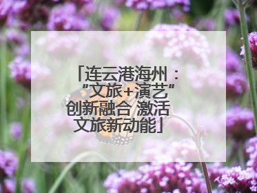 连云港海州：“文旅+演艺”创新融合 激活文旅新动能