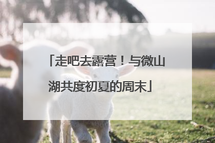 走吧去露营！与微山湖共度初夏的周末