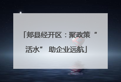 郏县经开区：聚政策“活水” 助企业远航