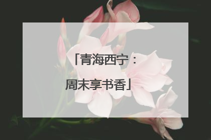 青海西宁：周末享书香