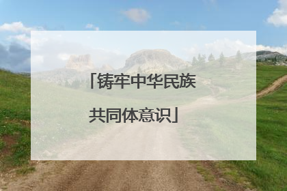 铸牢中华民族共同体意识