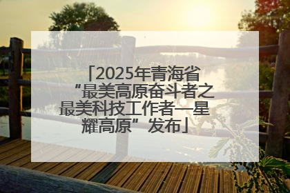 2025年青海省“最美高原奋斗者之最美科技工作者—星耀高原”发布