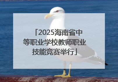 2025海南省中等职业学校教师职业技能竞赛举行